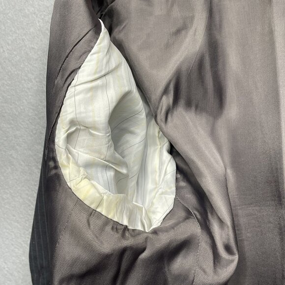 Michael Michael Kors Mens Gray 2 Piece Pinstripe Wool Suit 38R - Picture 5 of 11